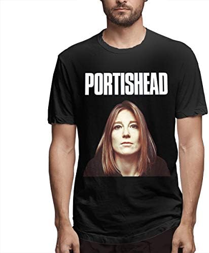 Nathalie R Salmeron Portishead Men's Crew Neck T Shirt Black