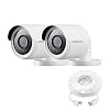 Samsung Wisenet SDC-89440BB-2PK – 4MP Weatherproof Bullet Camera (2-Pack) Compatible with SDH-C85100BF