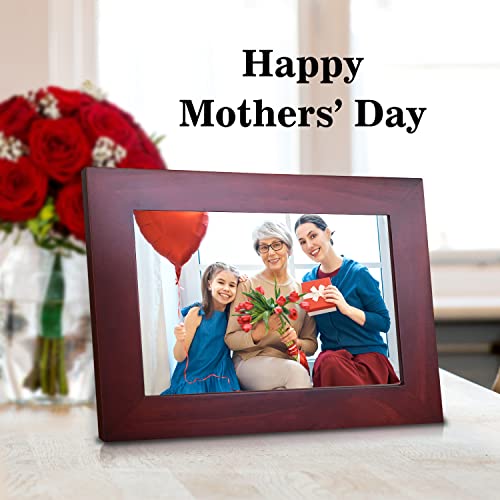 Digital Photo Frame, eco4life 8 inch WiFi Smart Frame with 16GB Storage 1280x800 HD IPS Display