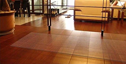 FJDGJHB Floor Protector mat Transparent Floor mat Computer Chair Chair mat PVC mats Office Chair mat-E 140x210cm(55x83inch)