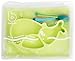 Silicone Placemat Mini Mat For Baby Toddlers Infants Kids Plate Green Sunction Feeding Tray Whale Shape+3 Color Changing Spoons Bowl Non-Slip Portable BPA&PVC Free Gift Travel Kitchen Table Highchair 