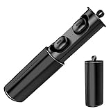 Wireless Bluetooth Headphones,Wireless Bluetooth Earbuds, MANCASSY X17 Latest Bluetooth True Wireless Bluetooth Earbuds 3D Stereo Sound Wireless Headphones, Built-in Microphone(Black) (1)