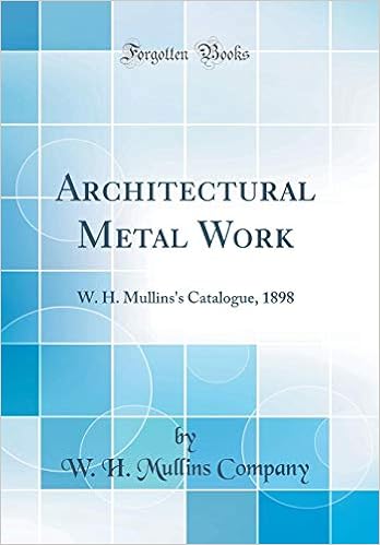 Architectural Metal Work W H Mullins S Catalogue 1898 Classic
