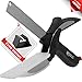kools Food Chopper - Clever Stainless Steel Knife with Cutting Board Built-in – Use for Quick and Easy Cutting in Your Kitchen and on Picnics as Food Scissors - Vegetable Slicer - Fruit Cutter