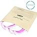 Pawlegend Reusable-Cotton-Rounds-Makeup-Remover,Cotton Pads Reusable,Pack of 16,Facial Cleansing Rounds,Toner Pads,Reusable Makeup Wipes with Laundry Bag (Bamboo Velour, White&Hot Pink)