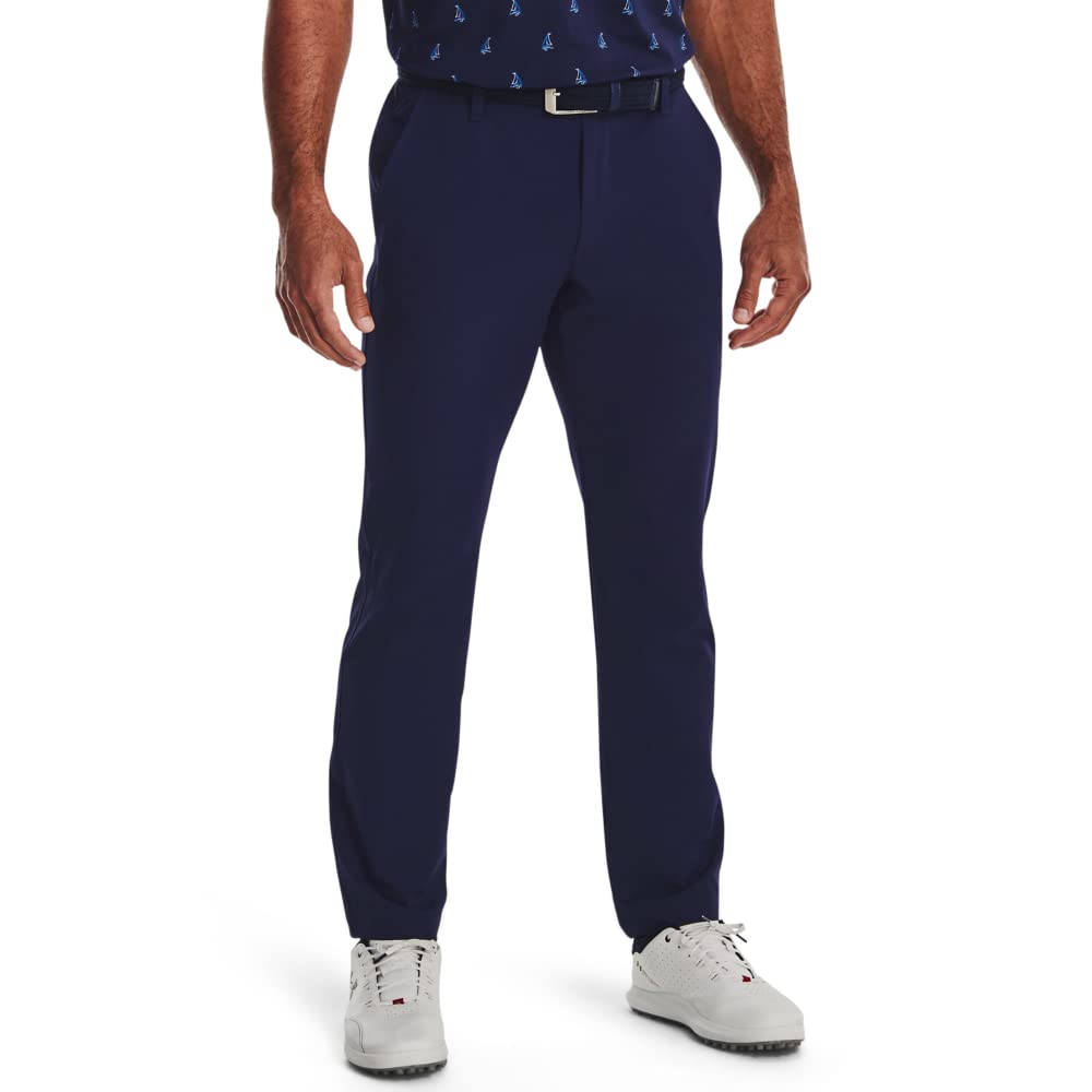 Photo 1 of Under Armour Men's Drive Pants, (410) Midnight Navy / / Halo Gray, 34/32