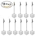 Genenic 10 Pack Table Number Card Holders Stands Photo Memo Clips Holder for Wedding Party