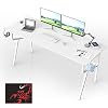 Eureka Ergonomic Computer Desk, 63 inch Large Study Writing Desk for Home Office Long PC Gaming Table with Mouse Pad…