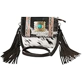 Merbaa Turqoise Cincho Cowhide Cross Body Bag for Women