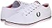 Fred Perry  KINGSTON TWILL Shoe, White, 9 D UK (10 US)