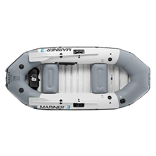 Intex Mariner 3 Inflatable Dinghy 3 Man Boat with Aluminium Oars and Pump – Bild 4
