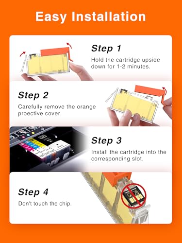 912XL 912 Cartridges Compatible with HP 912 XL Multipack Ink for HP Officejet Pro 8022 8025 8024 8023 8020 HP OfficeJet 8014 8015 8017 8012 (Pack of 4)