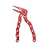 KastKing Falcon Aluminum Fishing Pliers – Angled Head Braid Cutter - Hook Remover - Line Cutter – Snap Ring Plier with Spring Loaded Super Sharp Tungsten Carbide Cutters (Red)