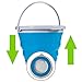 Simply Genius 10L Foldable Silicone Collapsible Bucket 2.6 Gallon Clean Camping Car Beach