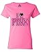 Shop4Ever Breast Cancer Pink Women's T-Shirt Large Azalea Pink
