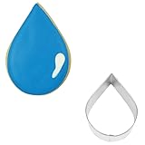 R&M Teardrop/Raindrop 3.5" Tinplated Cookie Cutter