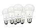 Triangle Bulbs 6-Pack 9 Watt (60 Watt Equivalent) A19 Dimmable LED Light Bulbs, Soft White