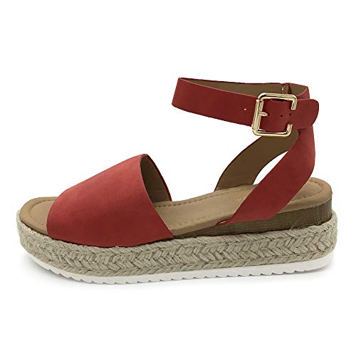 platform ankle wrap sandals