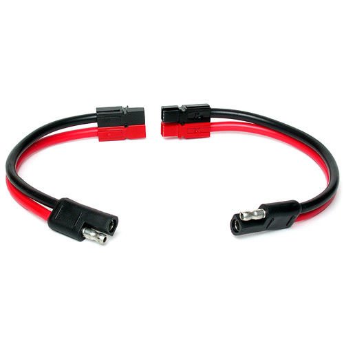 Valley Enterprises Bullet/SAE Connectors with Anderson Powerpole 30AMP Connectors 12AWG Cable for Ba - //coolthings.us