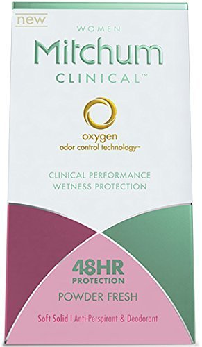 Mitchum Women Clinical Powder Fresh Soft Solid Anti-Perspirant & Deodorant, 2.7 oz