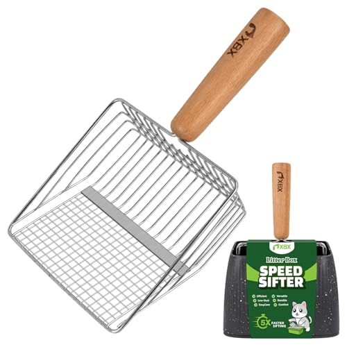 XBX Stainless Steel Litter Scoop