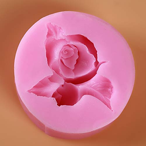 3D Rose Flower Bloom Siliconen Fondant Zeep Cake Mold Cupcake Jelly Candy Chocolade Decoratie Baking Tool Moulds-Rose… - Afbeelding 5