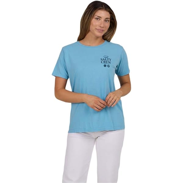 Salty Crew Women's Beach Scene Boyfriend Tee, Off White at Amazon