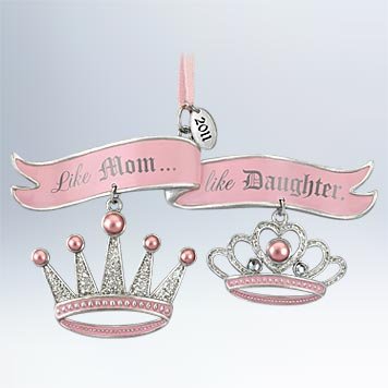 mom and daughter ornament