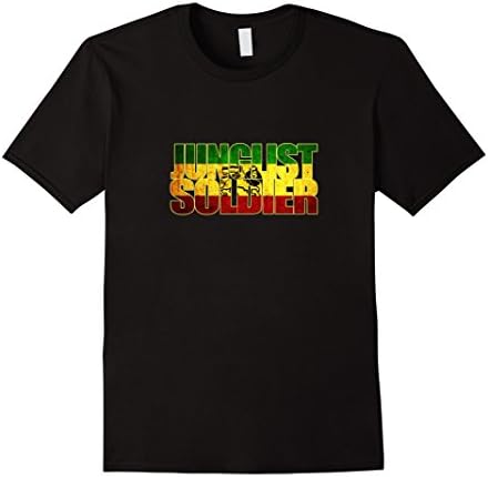 Men's Junglist Soldier T-Shirt 3XL Black