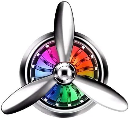 Hieagle Car Air Freshener Vent Clip,Small Car Fragrance Diffuser Scents Essential Oil Diffuser Aromatherapy Perfume with Refill Oil Pads (Silver)