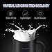 VIVREAL Steamer Electric Milk Frother, 1.2oz, Black