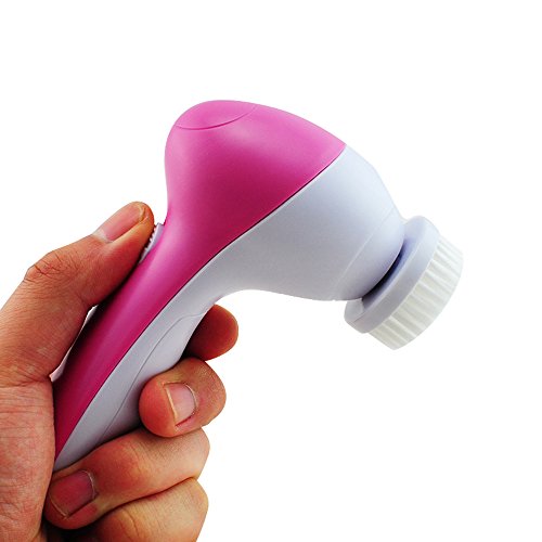 Funwill Essential Face Brush cleansing Exfoliating Scrub Electric Wash Face and Body Set Battery Operated Massager Rid of Acne Kit Beauty Spa Deep Clean Skin Personal Care