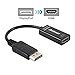 DisplayPort 1.2 to HDMI,Anbear Display Port to HDMI Adapter 4K2K Gold Plated (Male to Female) for DisplayPort Enabled Desktops and Laptops to HDMI Converter Connect Displays primary