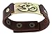 1000K' ways Designs Om Leather Bracelet, Adjustable