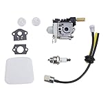 YEKELLA Carburetor with Fuel Maintenance Kit Spark Plug for ECHO GT200 GT201i HC150 HC151 PE200 PE201 PPF210 PPF211 SRM210 SRM211 Trimmer / Brushcutter