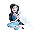 DAMEING 6PCS Miniature Flower Fairy Girls Tinkerbell Fairies Cake Toppers Garden Landscaping Flowers Ornaments Cupcake Topper Figurine Decoration for Kids Birthdays
