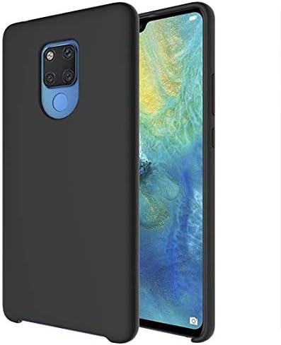 Huawei Mate 20 X Case, Soft Liquid Silicone Slim Gel Rubber Baby Skin Touch Protective Phone Full Shock Absorbing Back Case Cover for 7.2" Huawei Mate 20 X