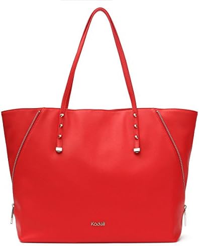Kadell Women Large Leather Handbag Tote Shoulder Shopper Bags for Ladies