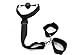CATTREES Wrist & Ankle Cuffs Hand & Foot Cuffs for Women and Men Straps Tie Set Pleasure Toy for Couple