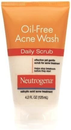 Neutrogena Neutrogena Oil-Free Acne Wash Daily Scrub, 4.2 Ounce (Pack of 3)