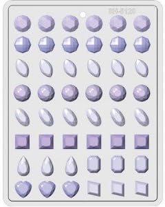 Hard Candy Mould - Jewels - Large