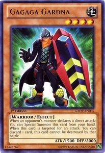 Yu-Gi-Oh! - Gagaga Gardna (GAOV-EN005) - Galactic Overlord - 1st Edition - Rare