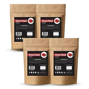 Herb Essential Dried Rose Petal Powder, 50 g (Pack of 4)