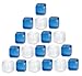 (30 Pack) ChefLand Reusable Plastic Ice Cubes *Plastic Cubes Won't Dilute Drinks*