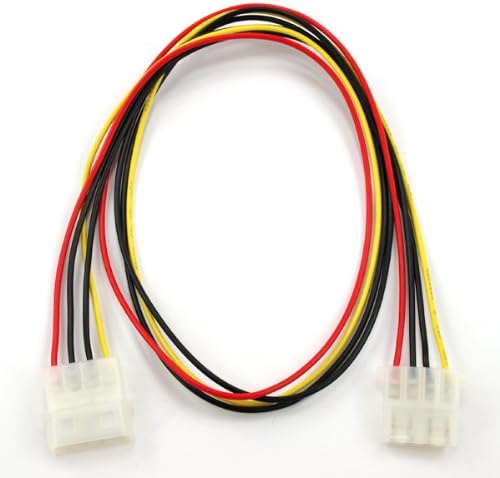 24" 4-Pin Molex Extension Cable