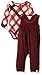 Burt's Bees Baby Unisex Baby Pant, 100% Organic Cotton, Winter Berry Bodysuit & Romper Set, 18 Months