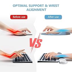 Anyshock Desk Matt, Gaming Mouse Pad with Wrist