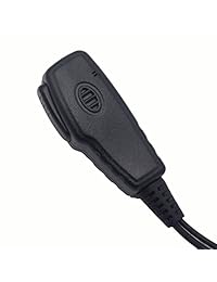 GoodQbuy FBI Style Covert Acoustic Air Tube Headse Auricular Mic Para Motorola Radio GP328 GP338 HT750 HT1250 PR860 PRO5150 PRO5350 6 pin