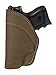 New Barsony Olive Drab Leather IWB Holster for Compact, Sub Compact 9mm 40 45