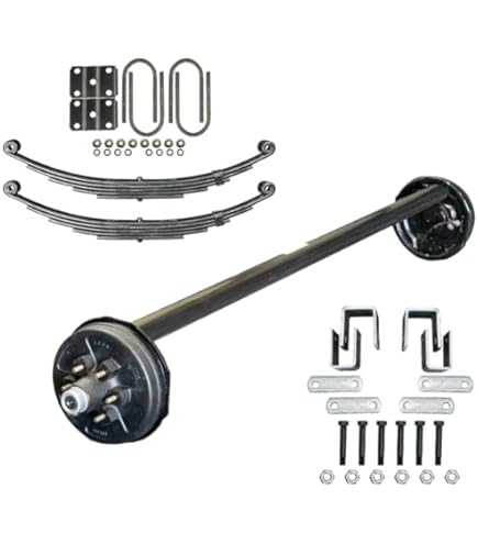 チャンプローーード Amazon.com: Tough Grade 7000lb Underslung Idler Trailer Axle